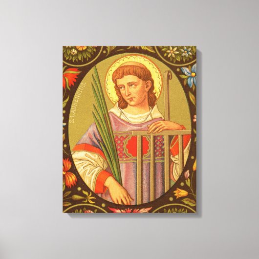 H. Laurentius van Rome (PM 04) Canvas Afdruk (Voorkant)
