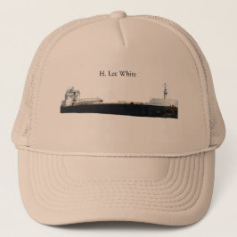 H. Lee White trucker hat Trucker Pet