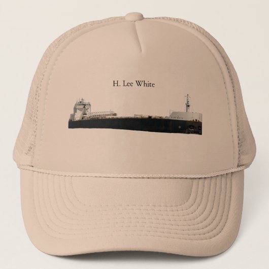 H. Lee White trucker hat Trucker Pet (Voorkant)