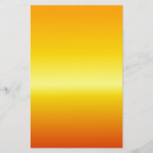 H Lineaire gradiënt - Oranje, Geel, Rood Briefpapier (Voorkant)