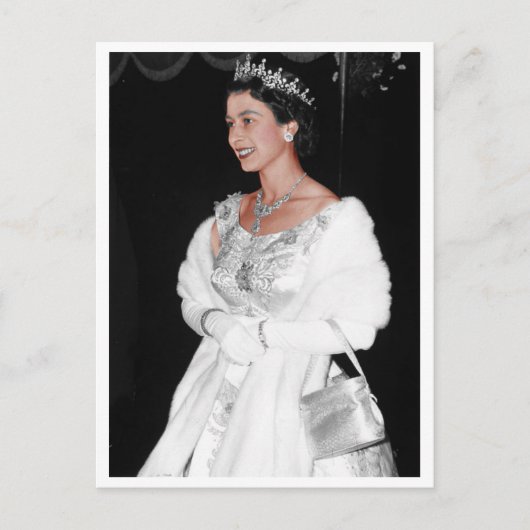 H. M. Elizabeth II, Koningin Briefkaart (Voorkant)