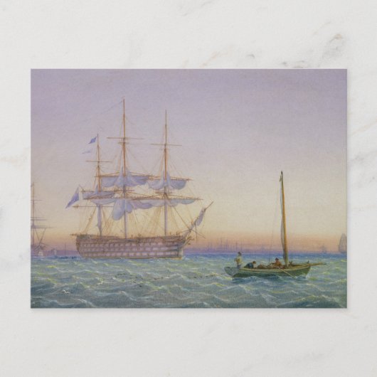 H.M. Frigates in Anchor Briefkaart (Voorkant)