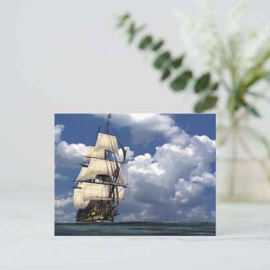 H.M.S. Overwinning Briefkaart (Staand voorkant)