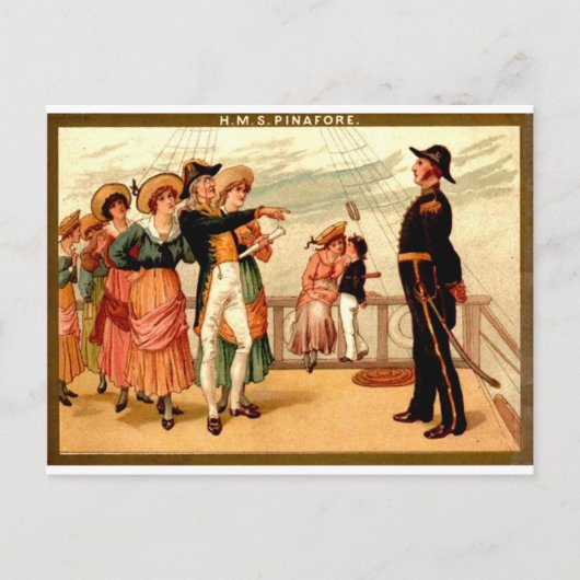 H.M.S. Pinafore Briefkaart (Voorkant)