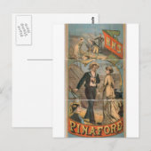 H.M.S. Pinafore  theater Briefkaart (Voorkant / Achterkant)