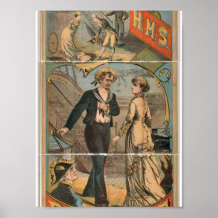 H.M.S. Pinafore theater Poster