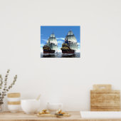 H M S Prince William en Escort Poster (Keuken)