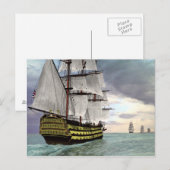 H M S Victory Briefkaart (Voorkant / Achterkant)