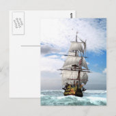 H M S Victory Briefkaart (Voorkant / Achterkant)