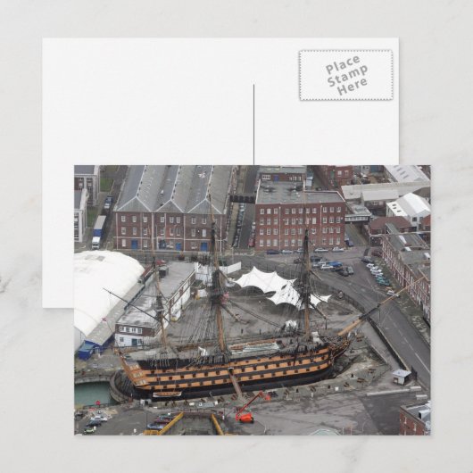 H.M.S. Victory Briefkaart (Voorkant / Achterkant)