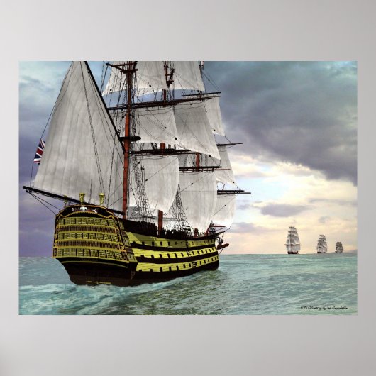 H M S Victory Poster (Voorkant)