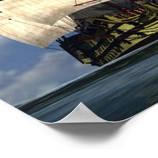 H M S Victory Poster (Hoek)