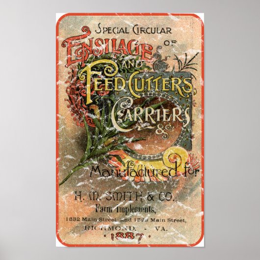 H.M. Smith & Co.-1887 - in nood Poster (Voorkant)