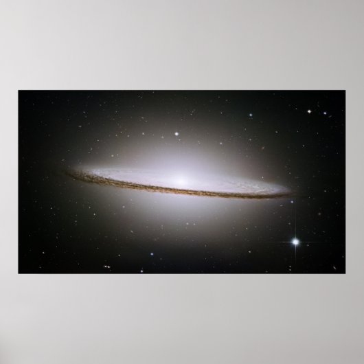 H Majestic Sombrero Galaxy M104 Poster (Voorkant)