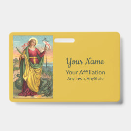 H. Margaretha met draak en banier van de Opstandin Badge