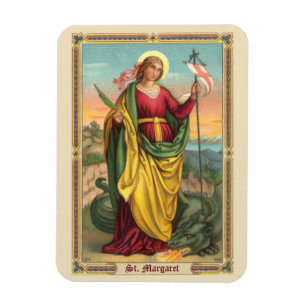 H. Margaretha met Draak en Opstandingbanner Magneet