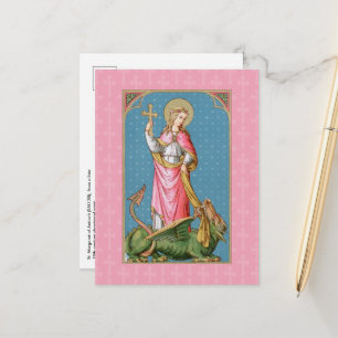 H. Margaretha van Antiochië (SAU 038) Briefkaart