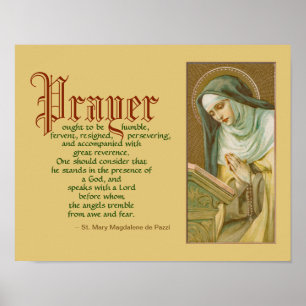H. Maria Magdalena de Pazzi (JM 45) Poster