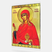 H. Maria Magdalena orthodoxe icoon Acryl Bord (Hoek)