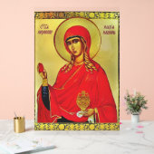H. Maria Magdalena orthodoxe icoon Acryl Bord (Huwelijk)