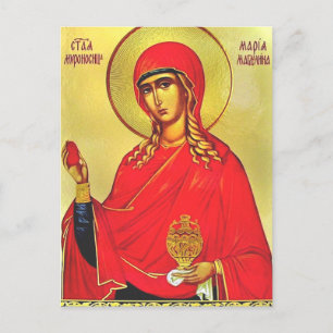 H. Maria Magdalena orthodoxe icoon Briefkaart