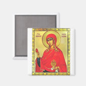 H. Maria Magdalena orthodoxe icoon Magneet (Voorkant / Achterkant)