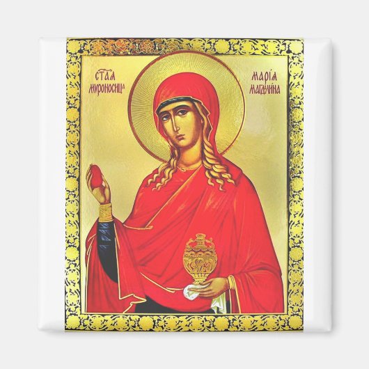 H. Maria Magdalena orthodoxe icoon Magneet (Voorkant)