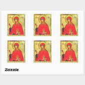 H. Maria Magdalena orthodoxe icoon Vierkante Sticker (Vel)