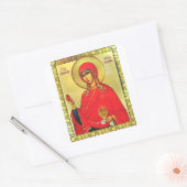 H. Maria Magdalena orthodoxe icoon Vierkante Sticker (Envelop)