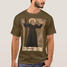 H. Maron (Maroun) مَارُون Maronitische Kerk T-shirt