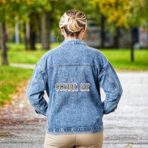H. Metaal doorschijnend-wit Denim Jacket