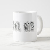 H. Metaal doorschijnend-wit Grote Koffiekop (Voorkant rechts)