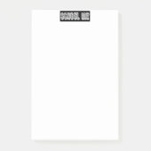 H. Metaal doorschijnend-wit Post-it® Notes (Voorkant)