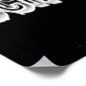 H. Metaal doorschijnend-wit Poster (Hoek)