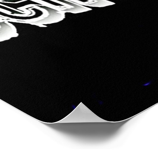 H. Metaal doorschijnend-wit Poster (Hoek)