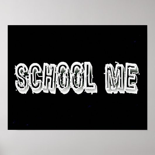 H. Metaal doorschijnend-wit Poster (Voorkant)