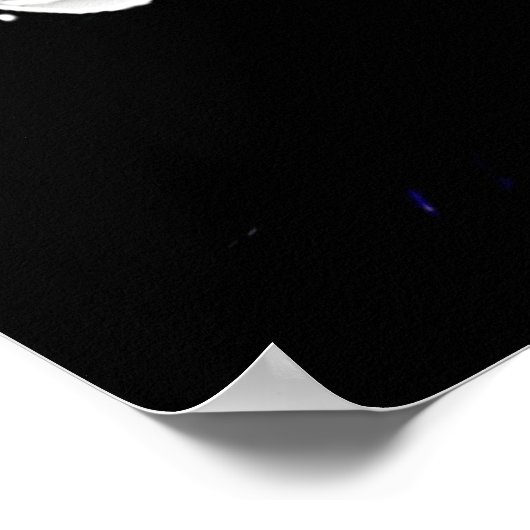 H. Metaal doorschijnend-wit Poster (Hoek)