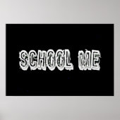 H. Metaal doorschijnend-wit Poster (Voorkant)