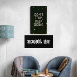 H. Metaal doorschijnend-wit Poster