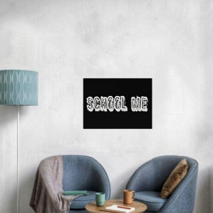 H. Metaal doorschijnend-wit Poster