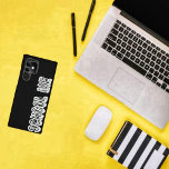 H. Metaal doorschijnend-wit Samsung Galaxy Hoesje<br><div class="desc">Deze grafische tekst,  weergegeven in gloeiende,  blokletters,  in zwart,  grijs en wit,  is een (straat)term,  die suggereert dat een onmiddellijke behoefte aan kennis,  en wijsheid-ook,  is een educatieve woordspeling,  voor hoger leren.</div>