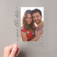 H MOD 2 Eenvoudige foto save the date