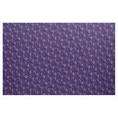 H monogram en gepersonaliseerde naam Heather stof (Yard (91,4 cm))