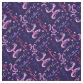 H monogram en gepersonaliseerde naam Heather stof (Swatch)
