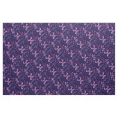 H monogram en gepersonaliseerde naam Heather stof (Fat Quarter)