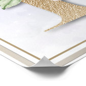 H Monogram Floral Poster (Hoek)