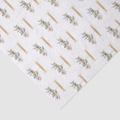 H Monogram Floral Tissuepapier (Detail)