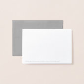H Monogram Folie Kaarten (Met envelop)