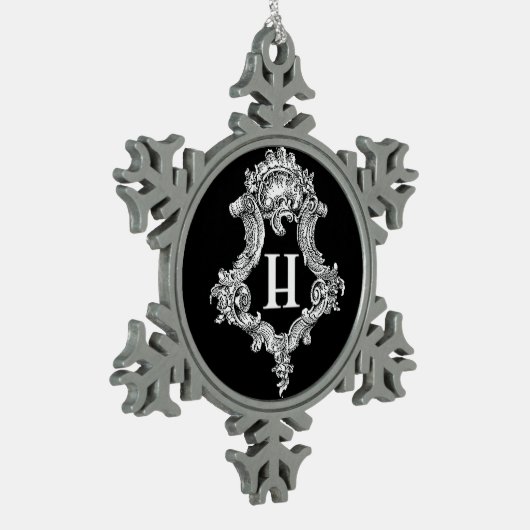 H Monogram Initiaal Ornament (Links)