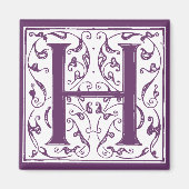  H Monogram Magneet (Voorkant)